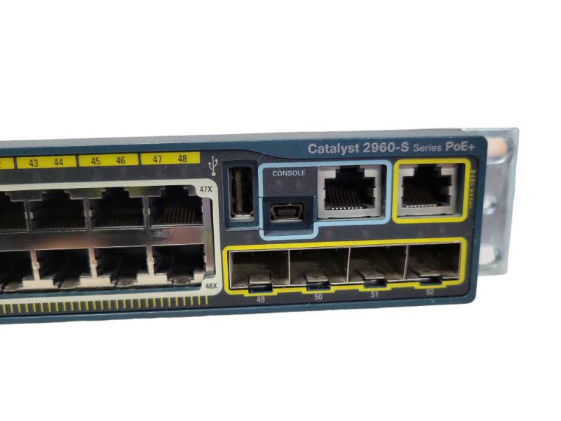 Cisco WS-C2960S-48FPS-L V04 48-Port PoE+ Managed Gig Switch _