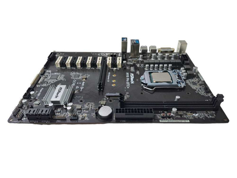 ASRock H110 Pro BTC+ | Mining Motherboard + Celeron G3930 CPU |  *READ* )