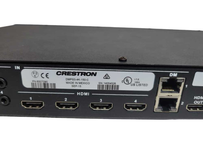 Creston DMPS3-4K-150-C 3-Series 4K DigitalMedia Presentation System 150 Q%