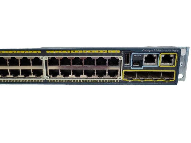Cisco WS-C2960S-48FPS-L V04 48-Port PoE+ Managed Gig Switch _