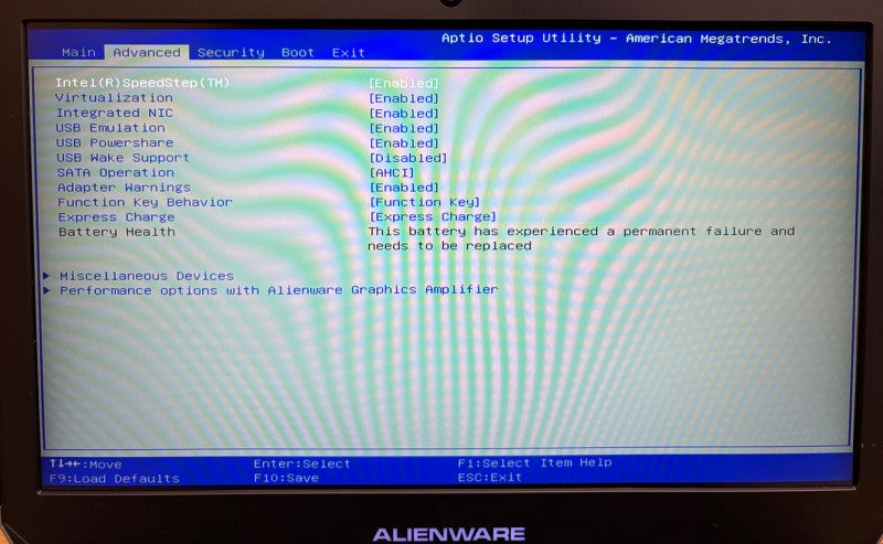 ALIENWARE 13 Intel Core i5-4210U@1.7GHz 16GB RAM FOR PARTS OR REPAIR READ!