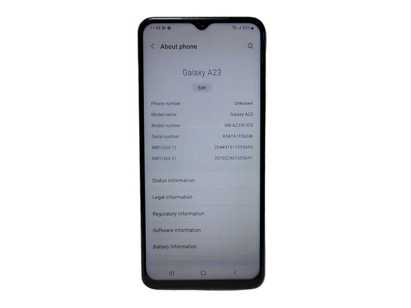 Samsung Galaxy A23 5G (SM-A235F/DS) 128GB READ $