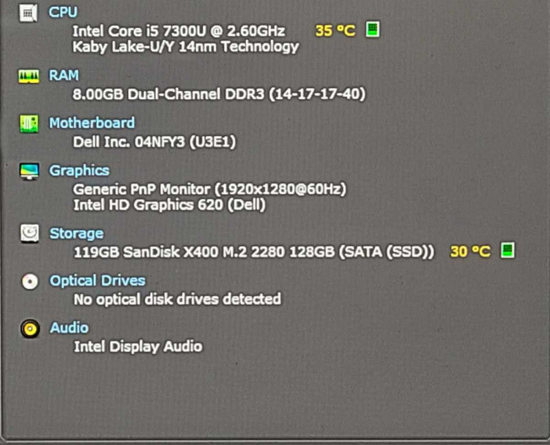 Latitude 5285 2-in-1, i5 7300U 2.6GHz, 8GB RAM, 128GB SSD w/HP Power Adapter
