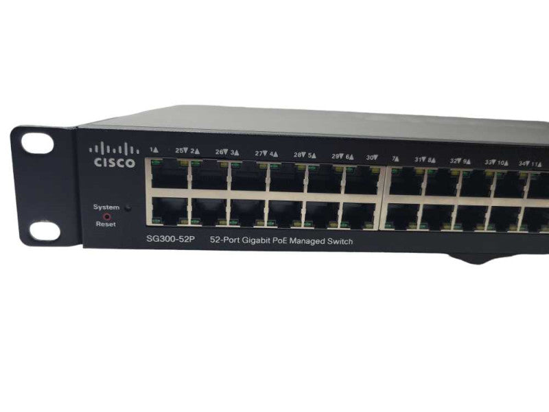 Cisco SG300-52P-K9 V04, 52-Ports Gigabit PoE Managed Switch  _