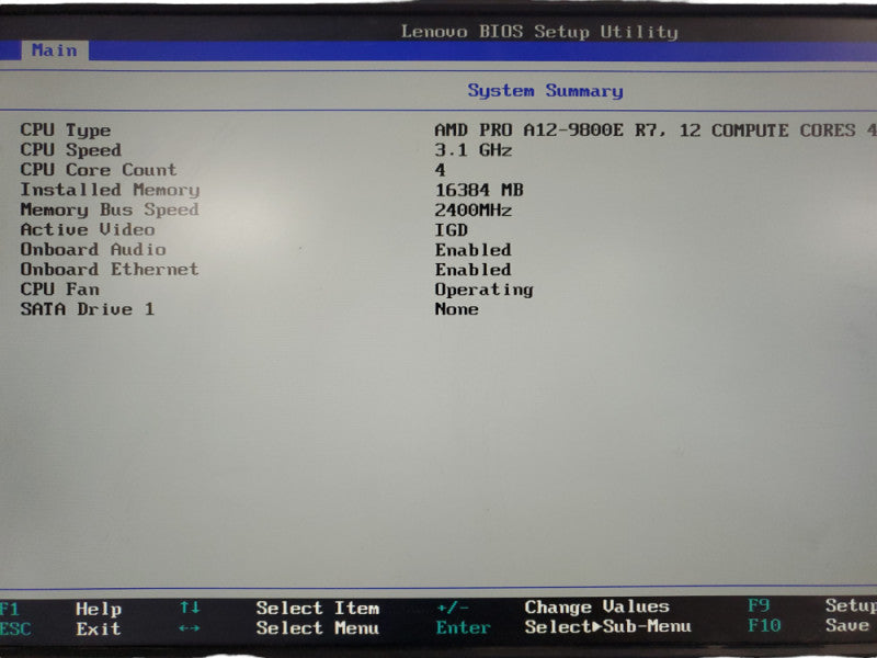 Lenovo ThinkCentre M715q AMD A12-9800E R7, 16GB DDR4, No HDD |