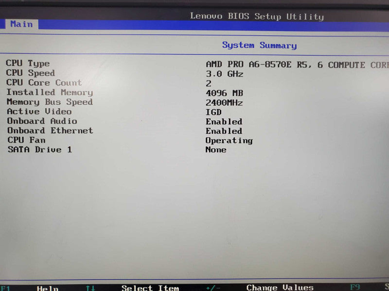 Lenovo ThinkCentre M715q AMD PRO A6-8570E R5, 4GB DDR4, No HDD |