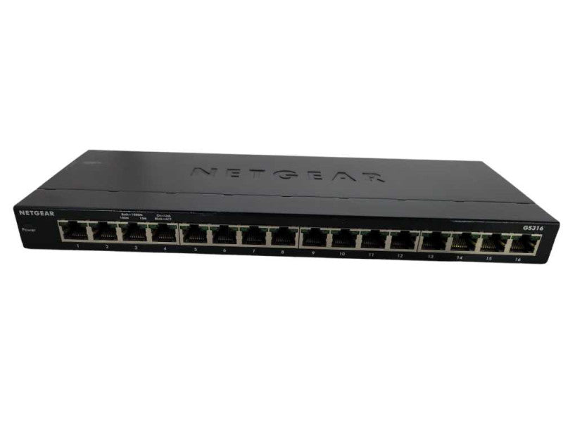 NETGEAR GS316 16 Port Standalone Gigabit Ethernet Switch !