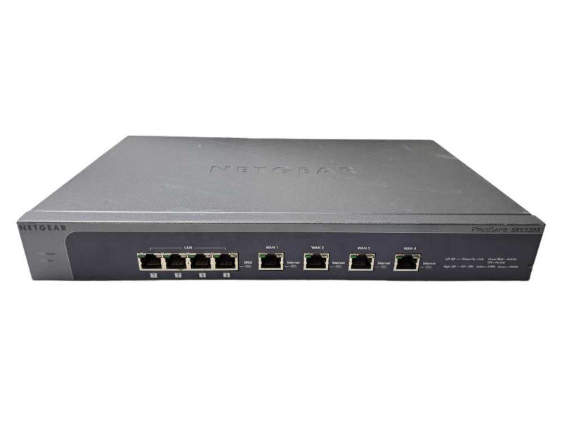 NetGear SRX5308 Prosafe Gigabit Quad WAN SSL VPN Firewall | Factory Reset )
