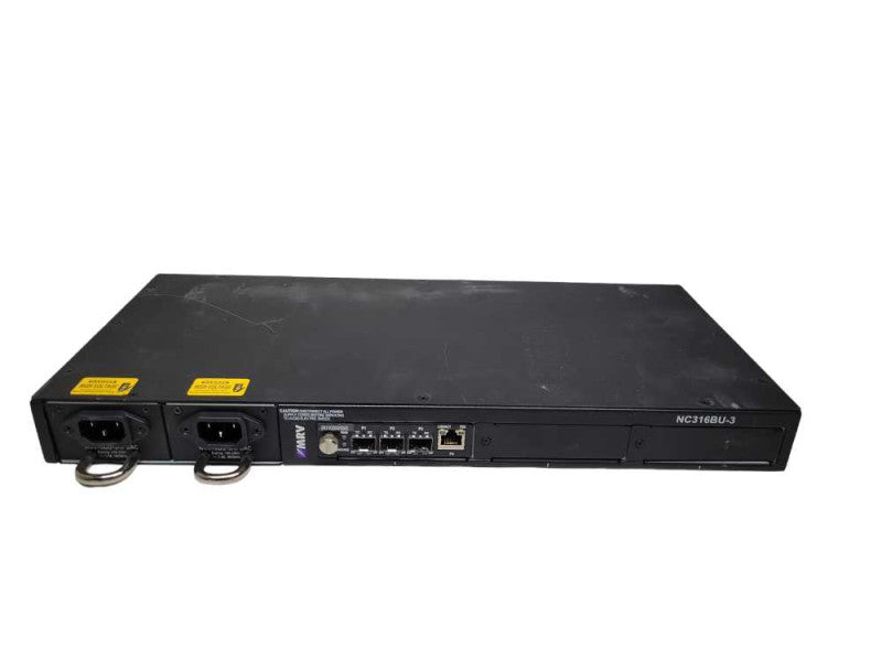 MRV NC316BU-3/AC-R with MRV 316GRMAHSH-R Fibre Module Card %