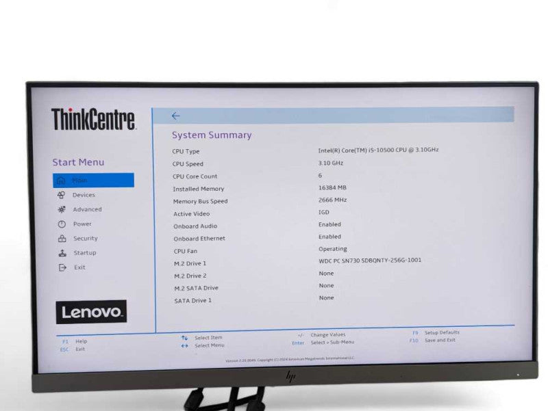 Lenovo ThinkCentre M90q Tiny with i5-10500 @3.10Ghz 16GB RAM & 256GB NVMe -