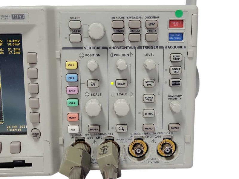 Tektronix TDS 3054 4 Channel Digital Phosphor Oscilloscope 500MHz 5GS/s _