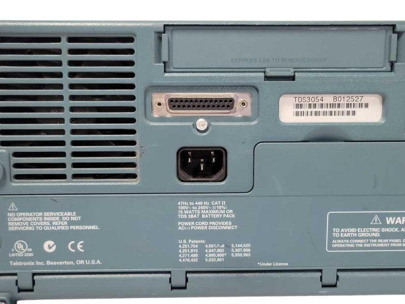Tektronix TDS 3054 4 Channel Digital Phosphor Oscilloscope 500MHz 5GS/s _