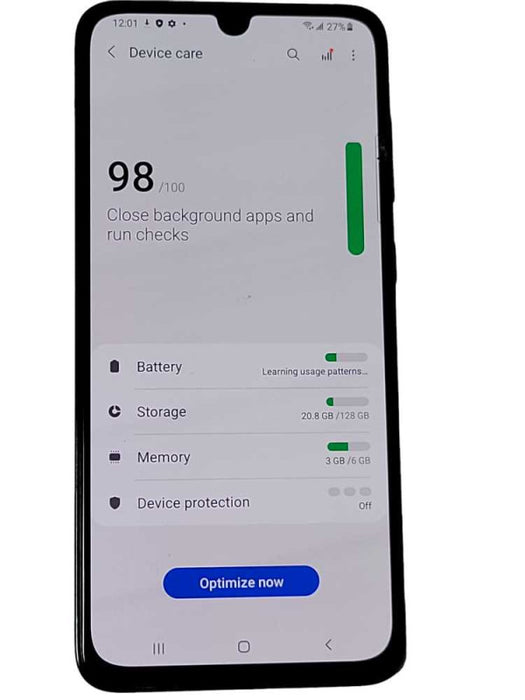 Samsung Galaxy A70 128GB (SM-A705W) smart phone, read _