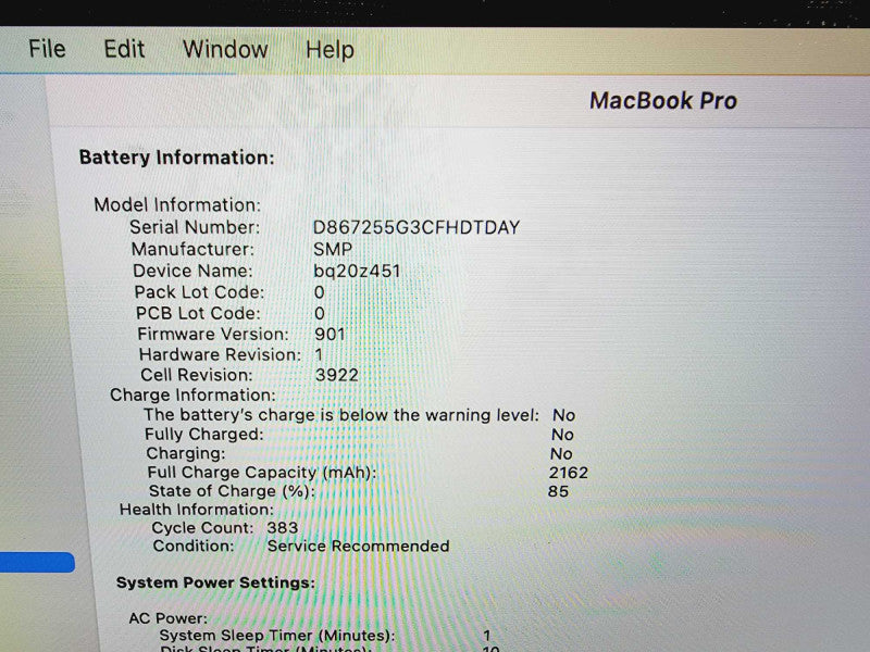 Apple Macbook Pro 2017 13\\" Core i5-7267U @ 3.1GHz 16GB DDR3 500GB SSD (