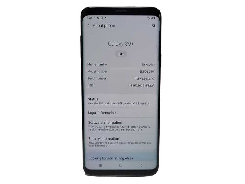 Samsung Galaxy S9+ 64GB (SM-G965W) - READ $