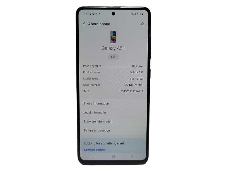 Samsung Galaxy A51 64GB (SM-A515W) - READ $