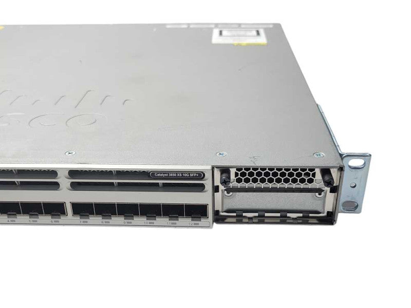 Cisco WS-C3850-12XS-E Switch 3850 12 Port GE SFP+ 2x PSU, READ _