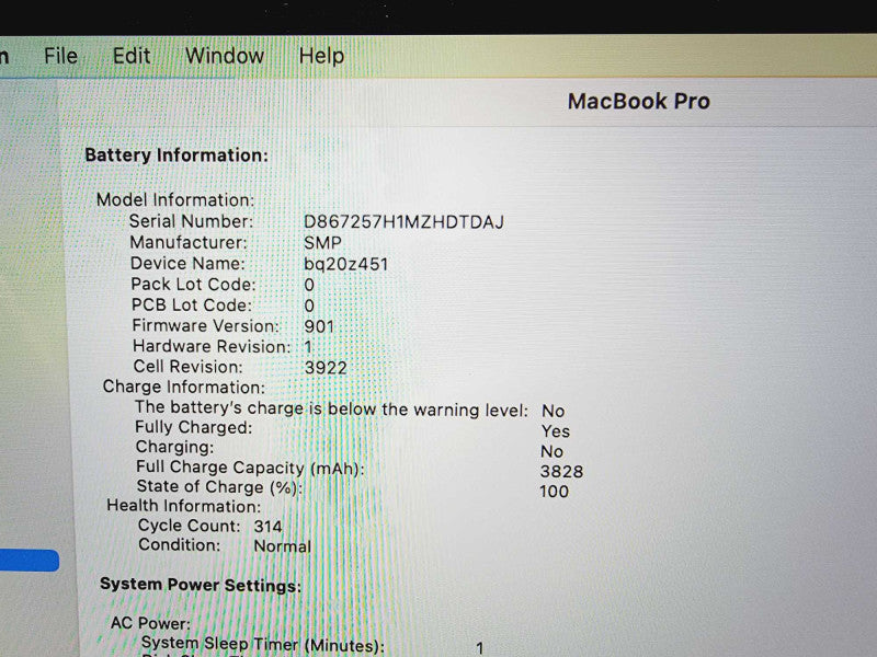 Apple Macbook Pro 2017 13\\\\\\" Core i5-7267U @ 3.1GHz 8GB DDR3 250GB SSD (