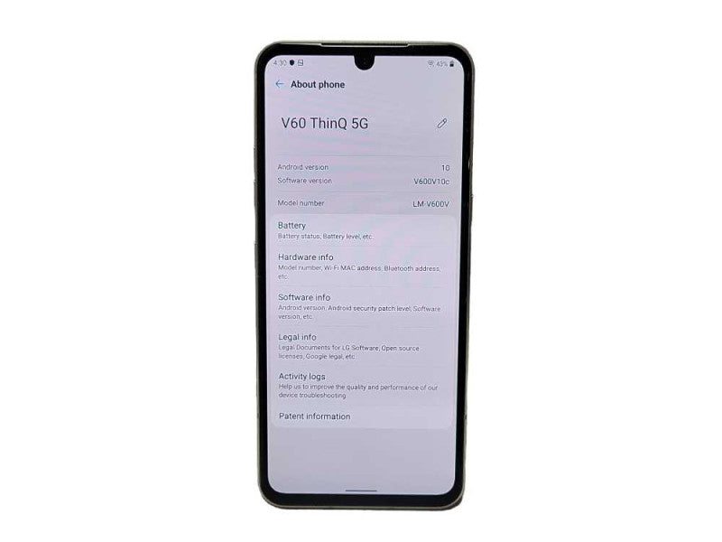LG V60 ThinQ 5G (LMV600V) 128GB Live Demo Unit READ Q$
