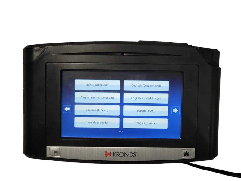 KRONOS INTOUCH 9100 Proximity Reader TIME CLOCK 8609100-008 Factory Reset Q_
