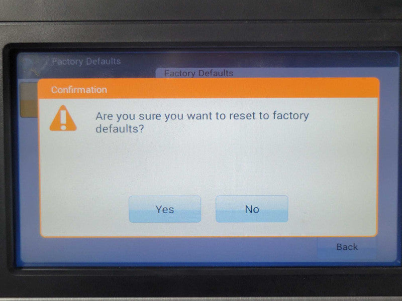 KRONOS INTOUCH 9100 Proximity Reader TIME CLOCK 8609100-008 Factory Reset Q_