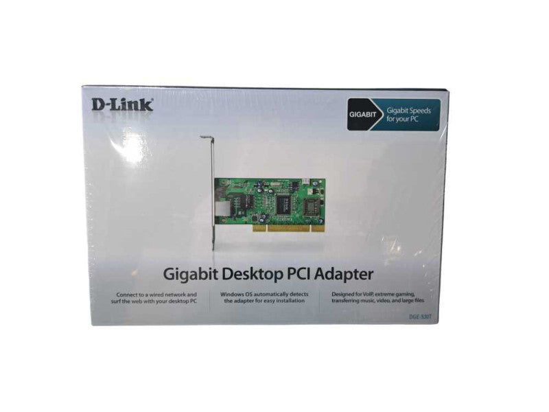 New | D-Link DGE-530T  | Gigabit Desktop PCI Network Ethernet Adapter Q)