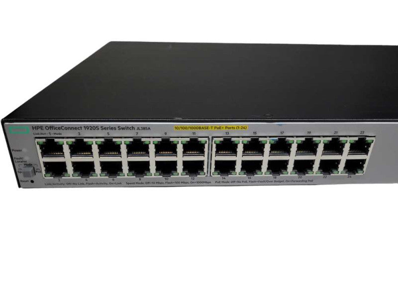 HPE OfficeConnect 1920S JL358A | 24-Port Gigabit PoE+ Switch + 2x SFP %