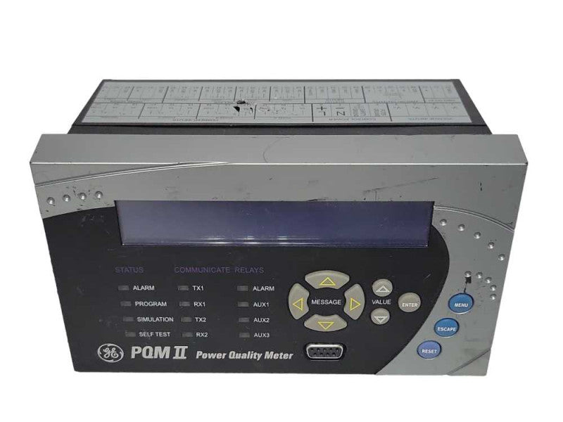 GE PQM II Power Quality Meter, READ _
