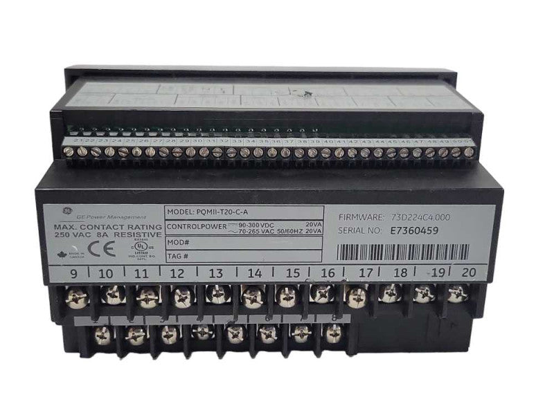 GE PQM II Power Quality Meter, READ _