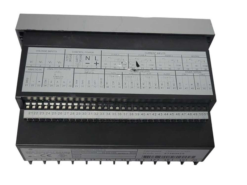 GE PQM II Power Quality Meter, READ _