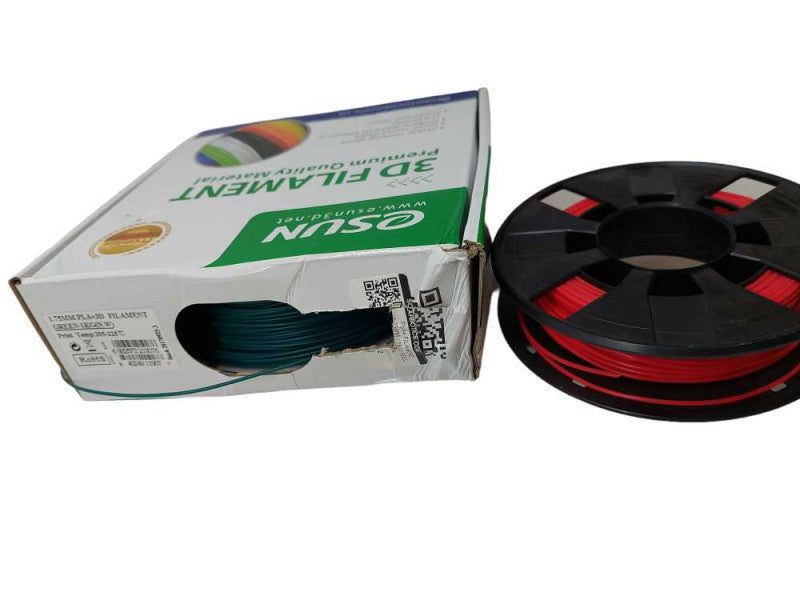 1.75mm PLA+3D Filament Green & Red (around 1KG worth )  =