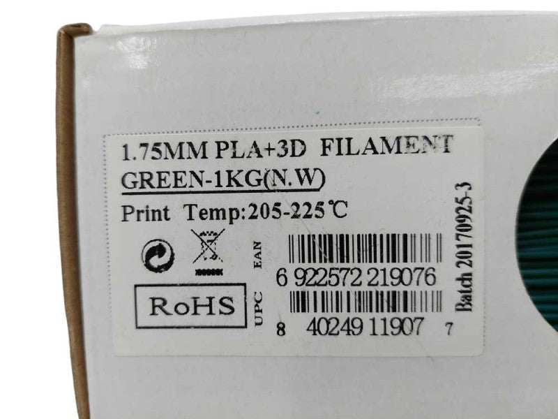1.75mm PLA+3D Filament Green & Red (around 1KG worth )  =