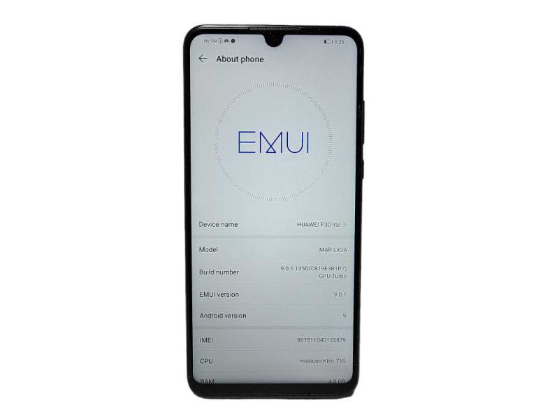 Huawei P30 Lite 128GB Retail Mode READ $