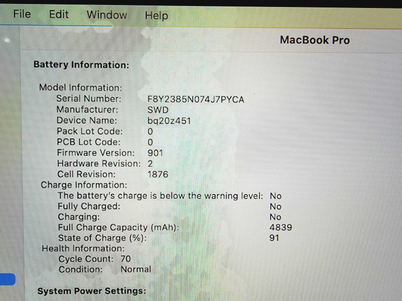 Apple Macbook Pro 2020 13\\" Core i5-1038NG7 @ 2.0GHz 16GB DDR4 500GB SSD (