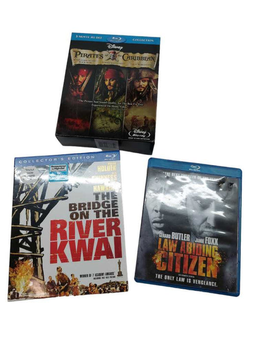 Bundle of BluRay New Sealed The Bridge On The River Kwai, Pirates of Caribean =