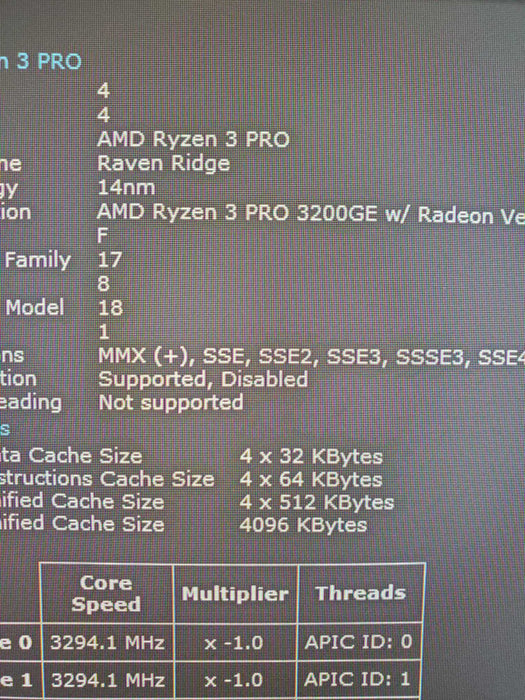 Lenovo ThinkCentre M75q Ryzen 3 Pro 3200GE 16GB 256GB 1TB HDD wifi