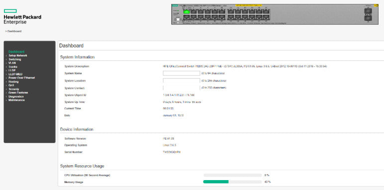 HPE OfficeConnect 1920S JL358A | 24-Port Gigabit PoE+ Switch + 2x SFP %