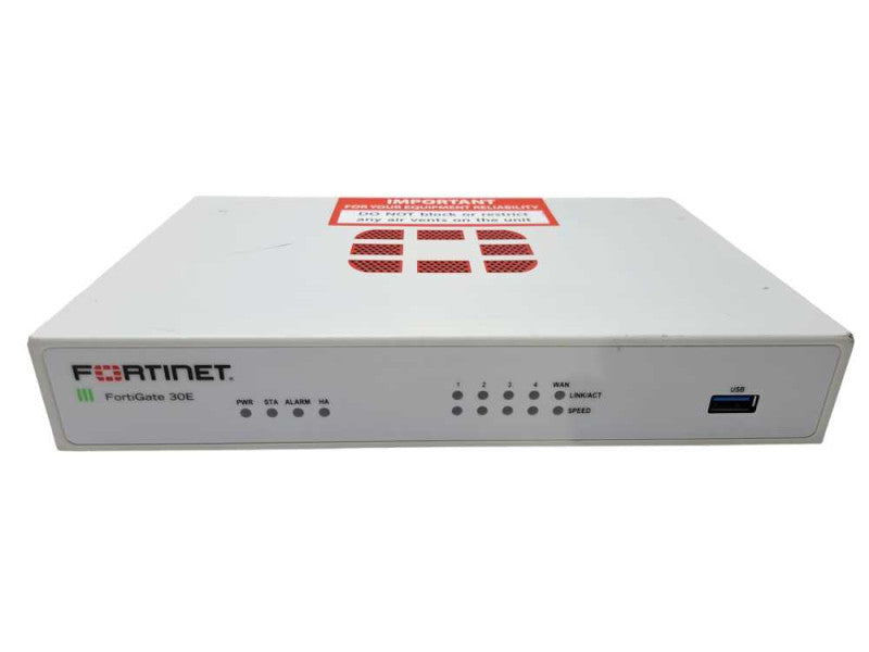 Fortinet FortiGate 30E | Network Security Firewall | Factory Reset | FG-30E Q)