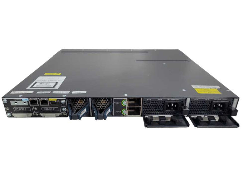 Cisco WS-C3750X-24P-S | 24 Port Gigabit PoE+ Managed Switch w/ C3KX-NM-1G !