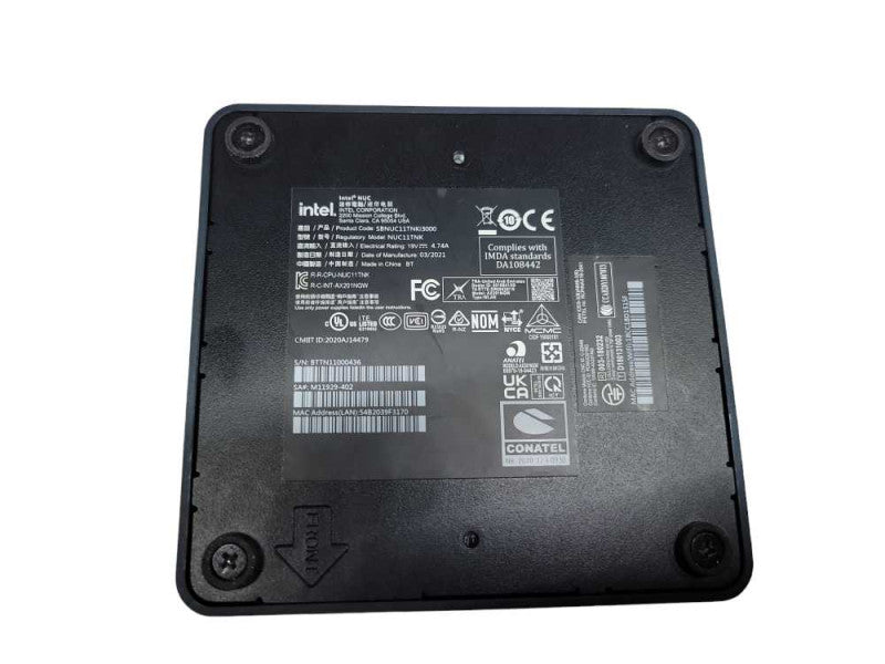 Intel NUC 11th Gen Core i3-1115G4 | NO RAM | NO HDD (READ) NUC11TNK %