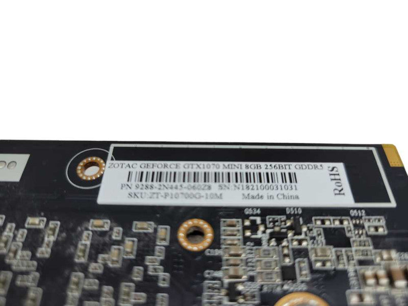 ZOTAC NVIDIA GTX 1070 8GB PCIE (READ) %