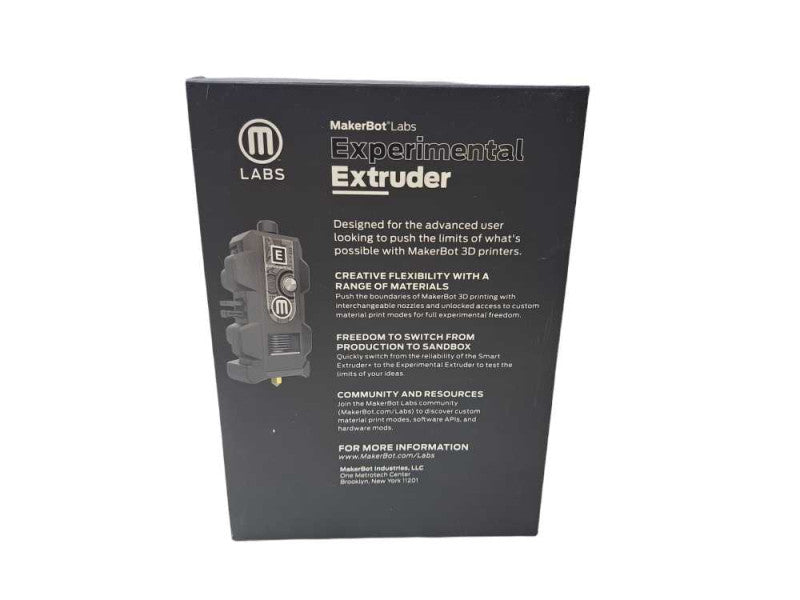 New Open Box | MakerBot Labs Experimental Extruder for Replicator+ / Z18 )