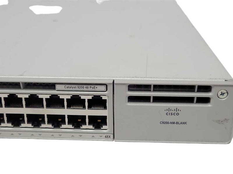 Cisco Catalyst C9200-48P-A 48-Port PoE Managed Gigabit Switch, READ _