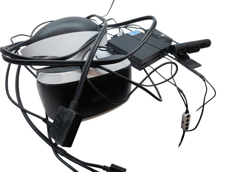 Sony Playstation VR 1 Bundle Headset & Camera & Base Station with Cables  =