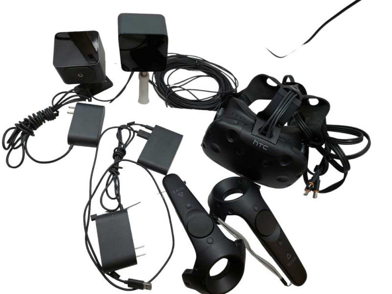 HTC VIVE Bundle , Headgear , Controllers , Cameras , Cables , Adaptors  =