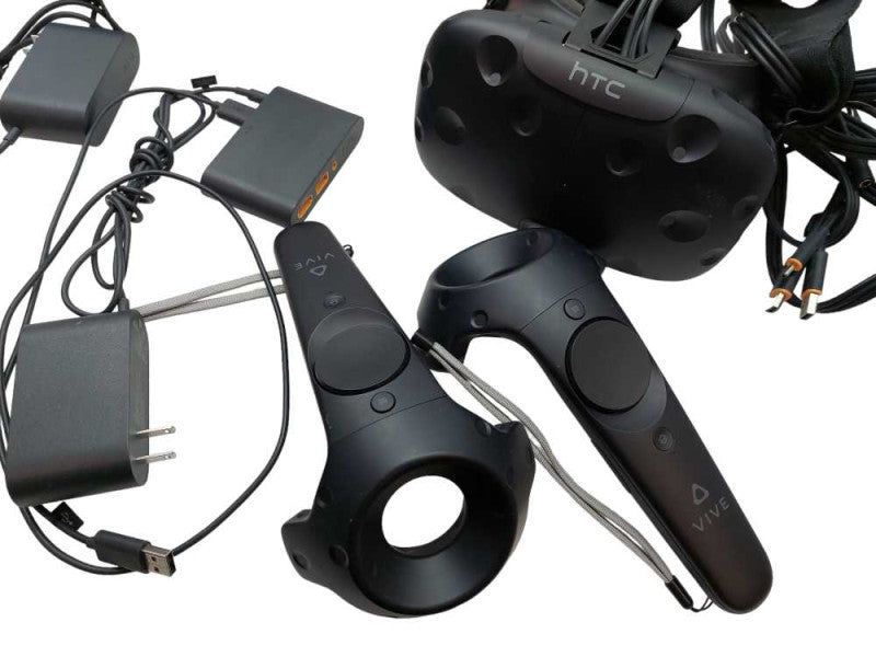 HTC VIVE Bundle , Headgear , Controllers , Cameras , Cables , Adaptors  =