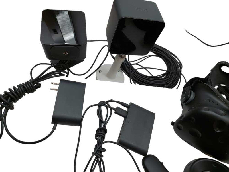 HTC VIVE Bundle , Headgear , Controllers , Cameras , Cables , Adaptors  =