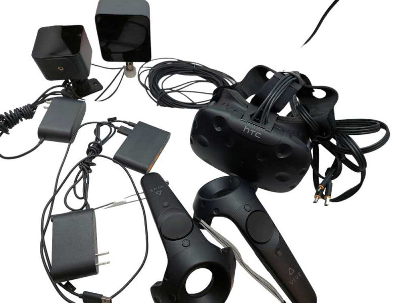 HTC VIVE Bundle , Headgear , Controllers , Cameras , Cables , Adaptors  =