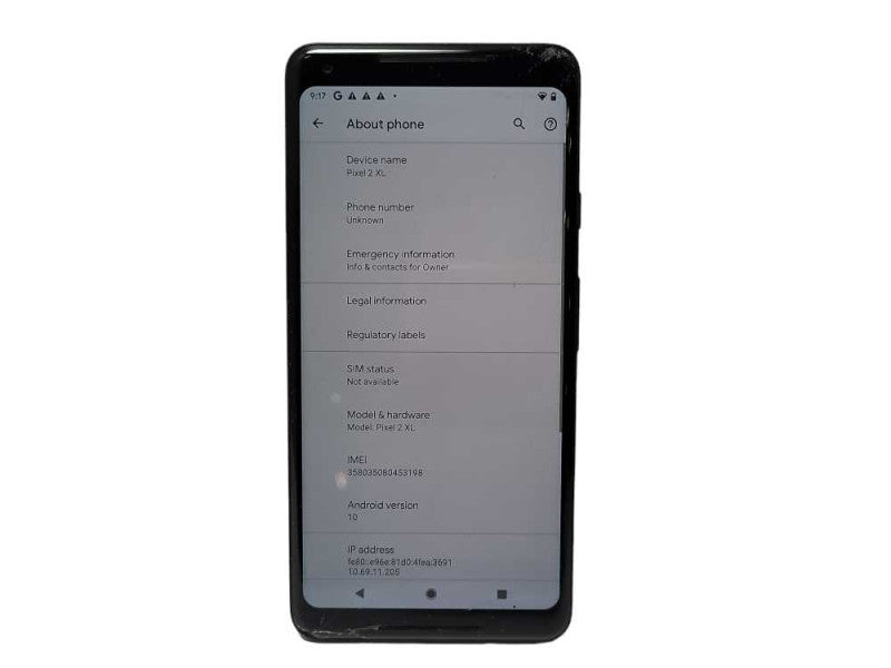 Google Pixel 2 XL 64GB READ $