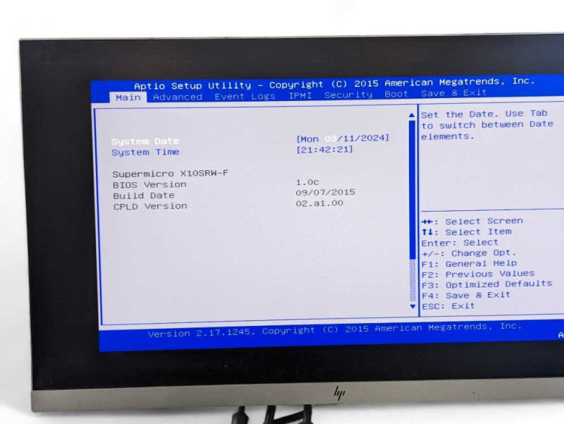Supermicro X10SRW-F Server Board, Intel Xeon E5-2680 v3 @2.50Ghz, 32GB RAM -